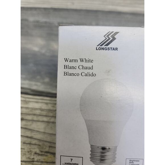 Longstar LED Light Bulb 7W 3000K 600LM 120V 60Hz Warm White Lightbulb Lot of 2 - Picture 6 of 13